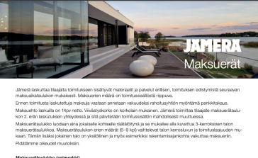 Jämerä kivitalon maksuerät