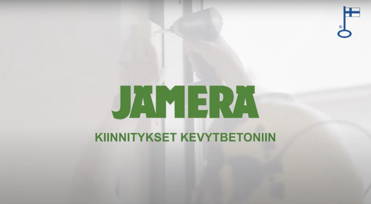 Kevytbetoniin kiinnittäminen – katso video ja lataa ohje