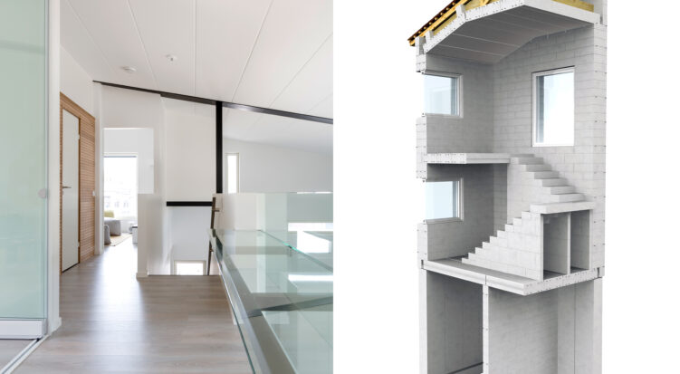 Jämerä kivitalon täyskivirunko