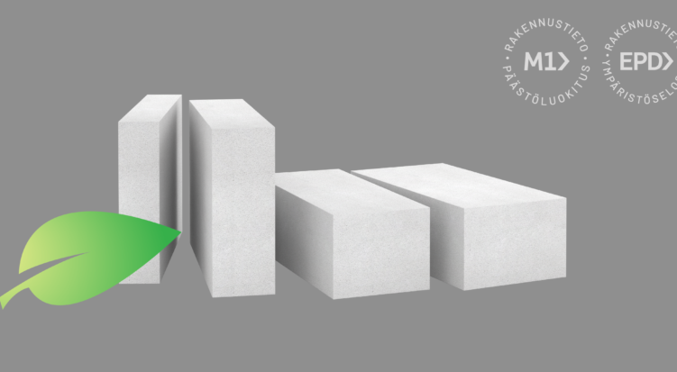 Jämerä rakentaa vihreämmin – uudet bauroc GREEN -harkot vähentävät kevyiden väliseinien hiilijalanjälkeä jopa 70 %
